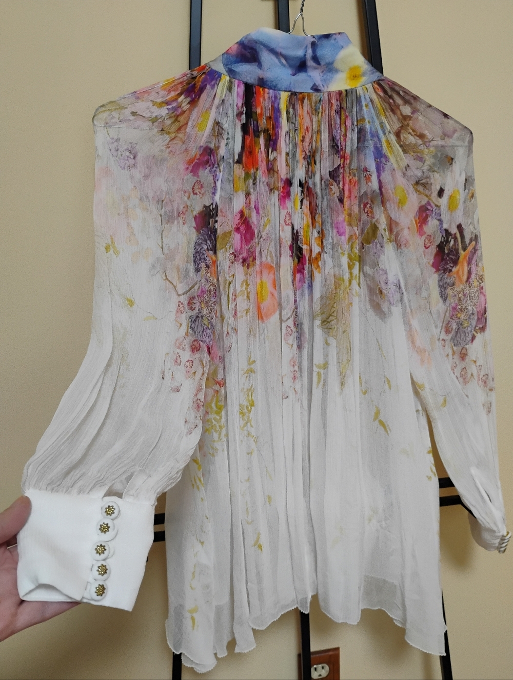 Zimmerman Floral Button Down Blouse - Picture 3 of 16